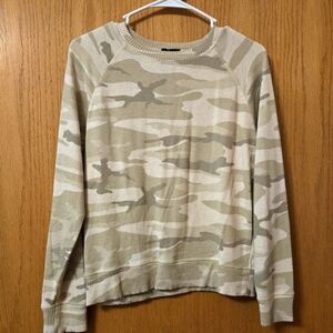Rails Theo Oatmeal Camo Top